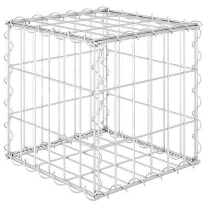 Planteringsgabion upphöjd stål 30x30x30 cm