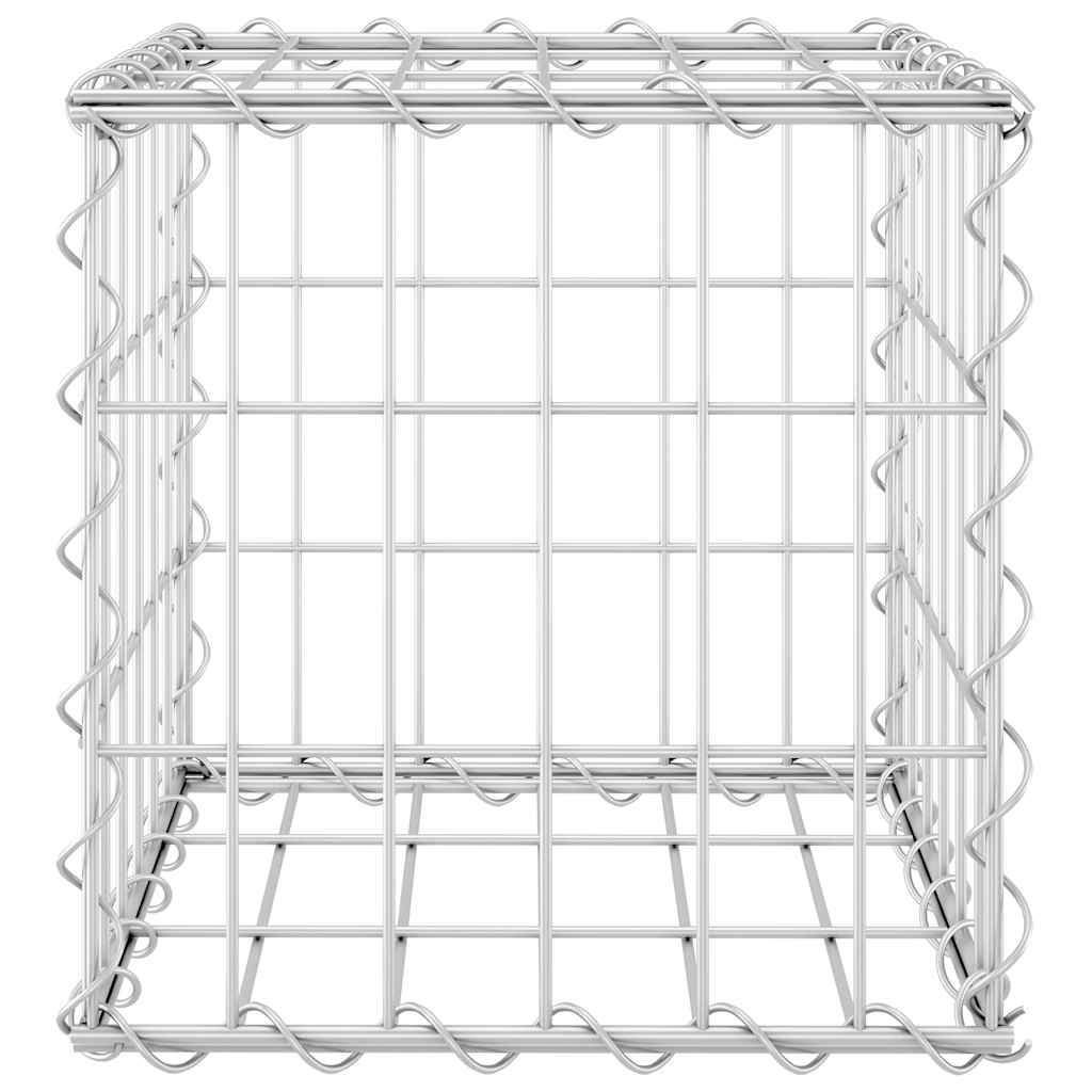 Planteringsgabion upphöjd stål 30x30x30 cm