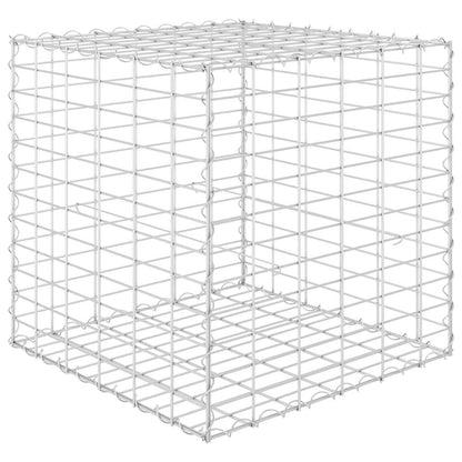 Planteringsgabion upphöjd stål 60x60x60 cm