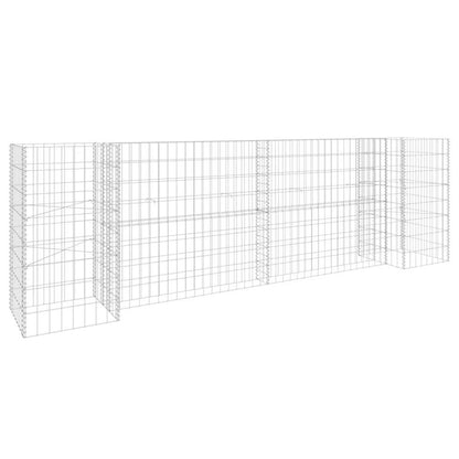 Planteringsgabion H-formad stål 260x40x80 cm