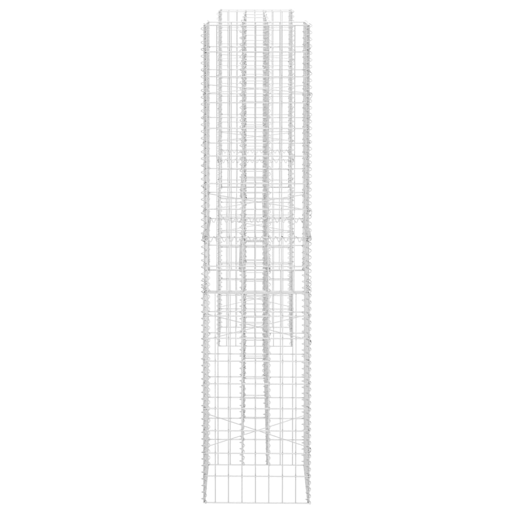 Planteringsgabion H-formad stål 260x40x200 cm