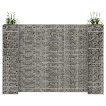 Planteringsgabion H-formad stål 260x40x200 cm