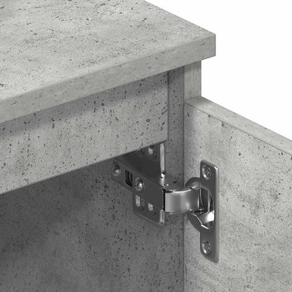 Tv-bänk betonggrå 140x40x35,5 cm konstruerat trä