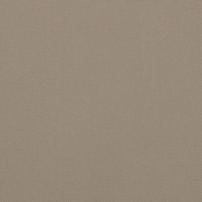 Stolsdynor 2 st taupe 120x50x3 cm tyg