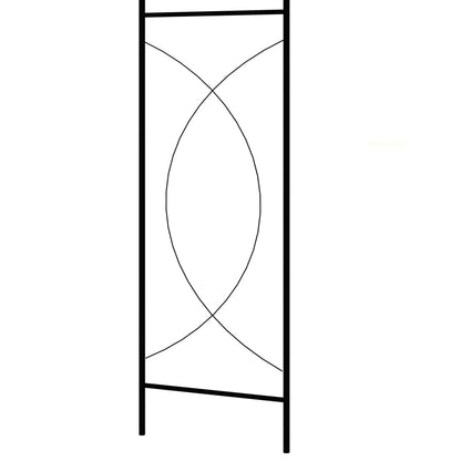 Trädgårdsbåge 150x34x240 cm järn