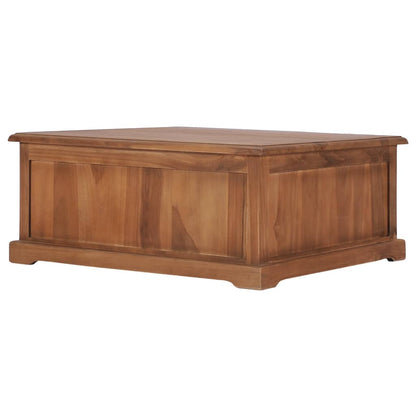 Soffbord 68x68x30 cm massiv teak