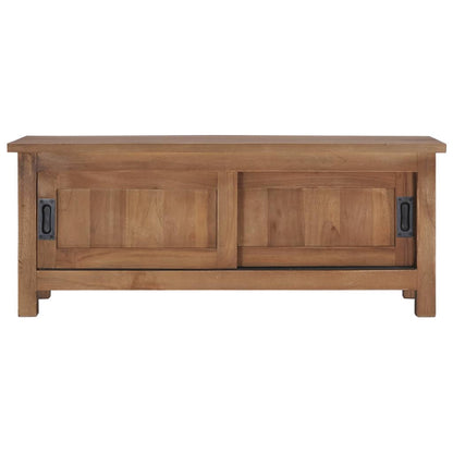 TV-bänk 90x30x35 cm massiv teak