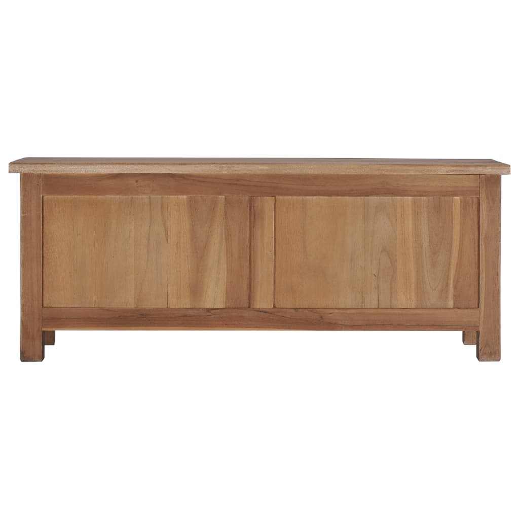 TV-bänk 90x30x35 cm massiv teak