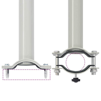 Infällbar sidomarkis 160x300 cm blå