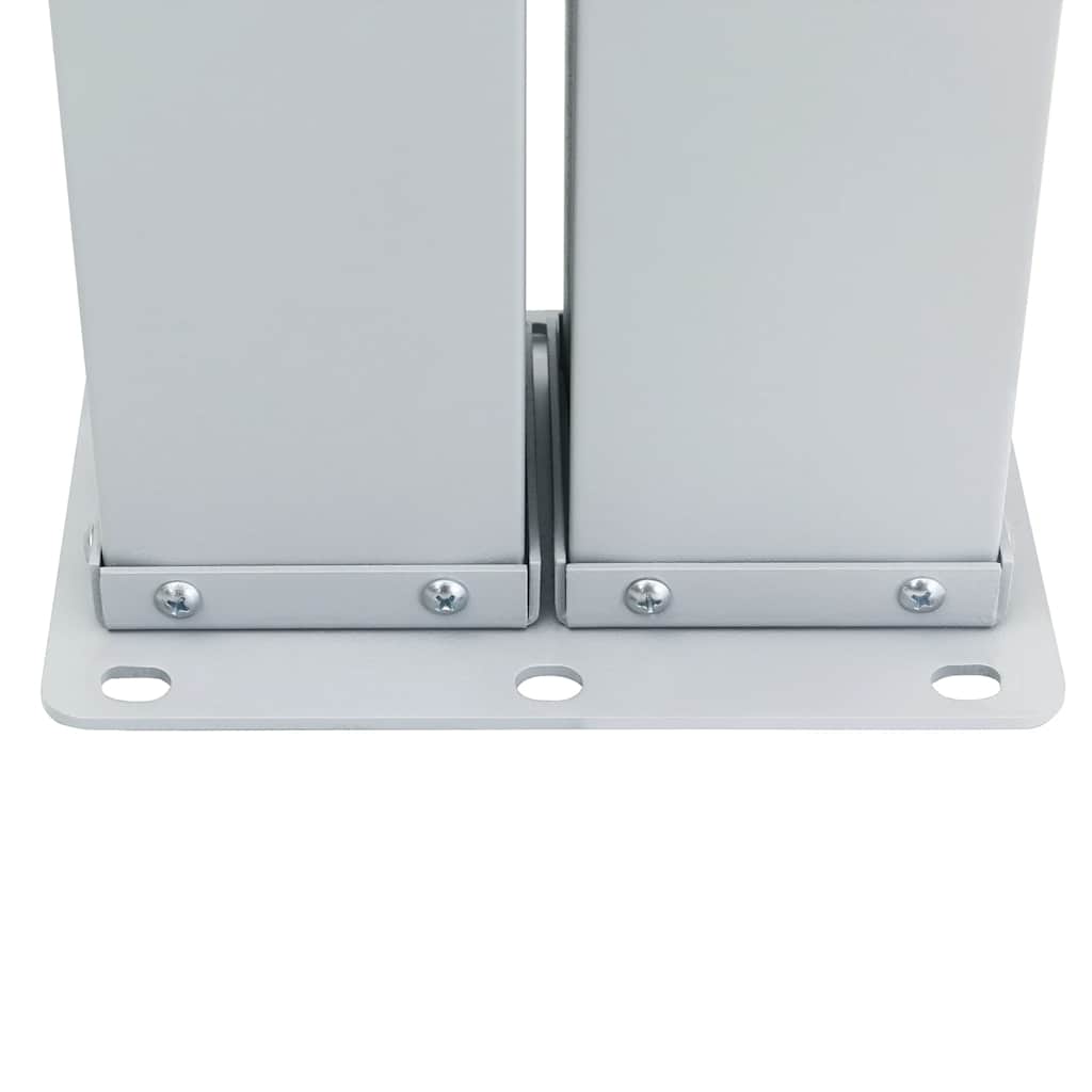 Infällbar sidomarkis röd 160x600 cm