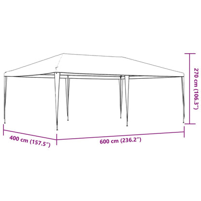 Partytält 4x6 m vit