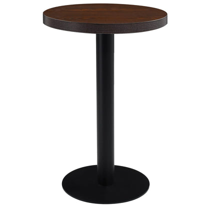 Bistrobord mörkbrun 50 cm MDF