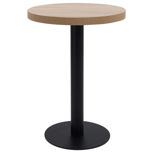 Bistrobord ljusbrun 60 cm MDF