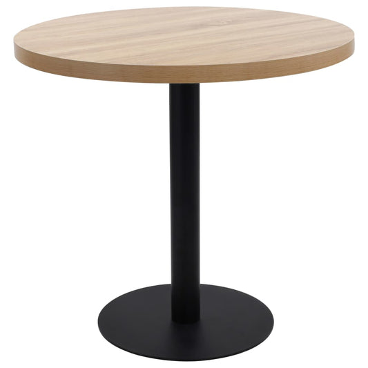 Bistrobord ljusbrun 80 cm MDF