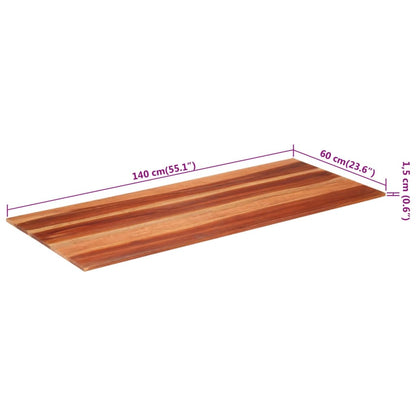 Bordsskiva massivt akaciaträ 15-16 mm 60x140 cm