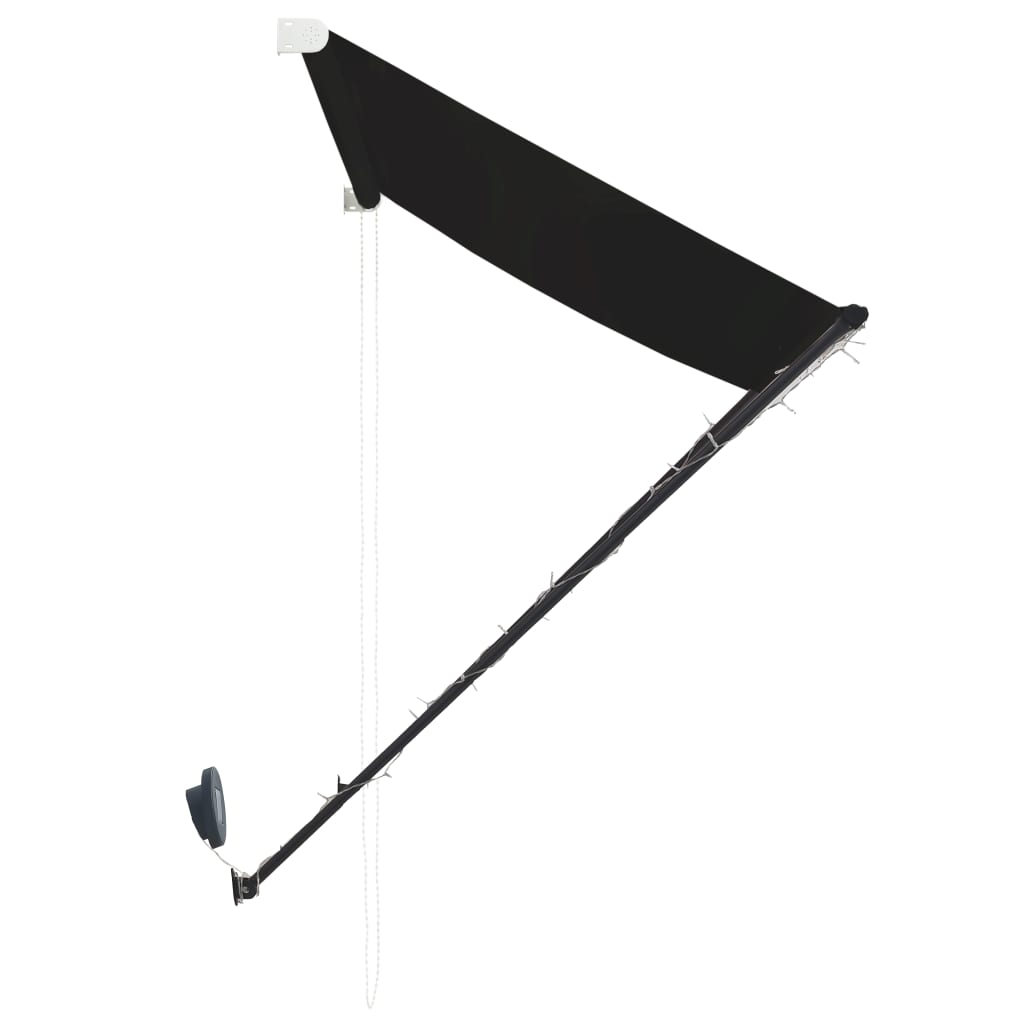 Markis med LED 250x150 cm antracit