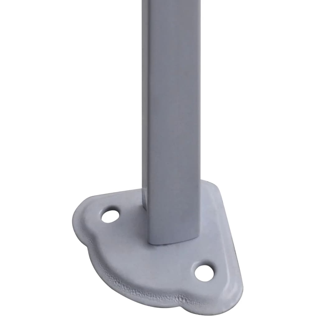 Hopfällbart partytält 2x2 m stål blå