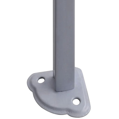 Hopfällbart partytält 2x2 m stål blå