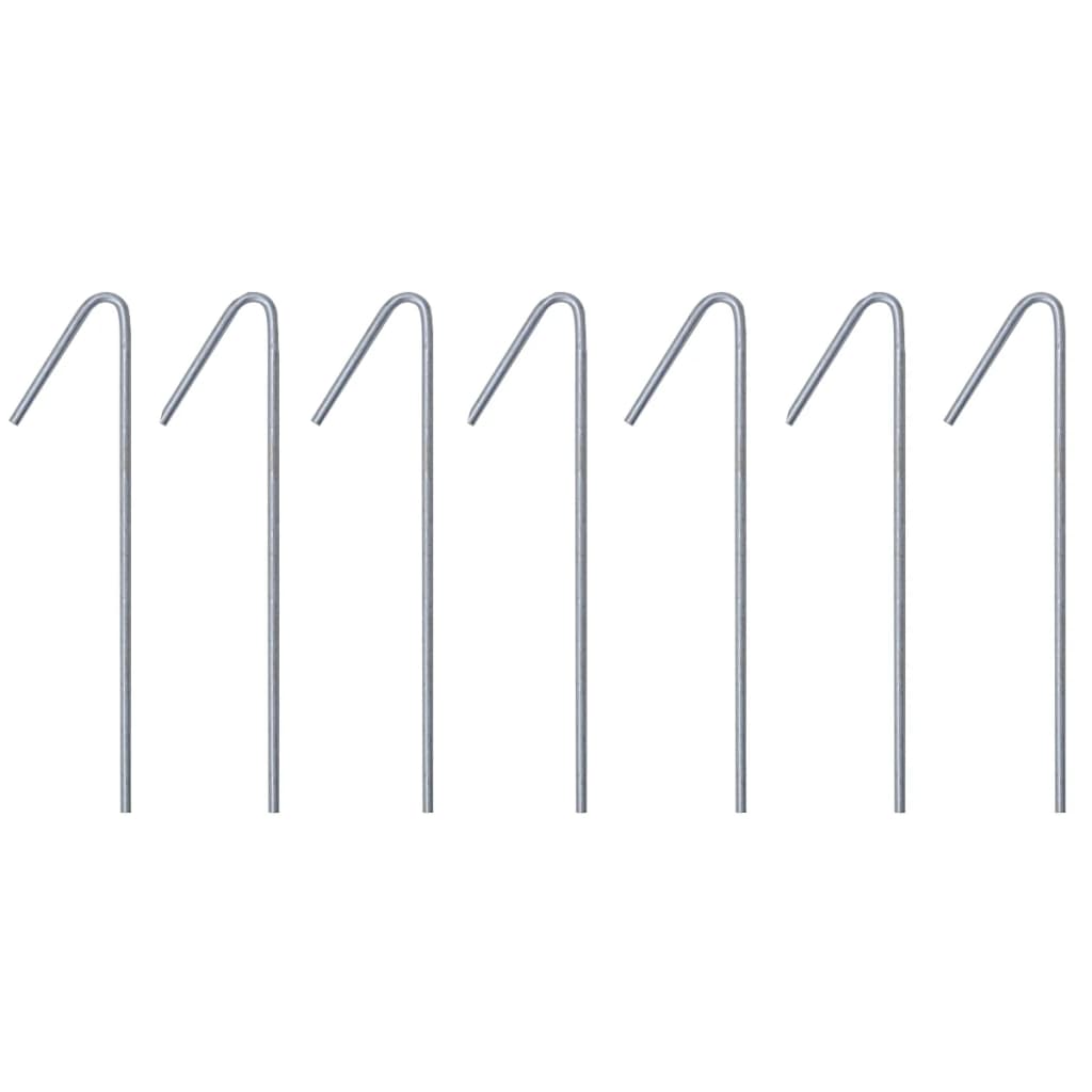 Hopfällbart partytält 2x2 m stål blå