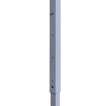 Hopfällbart partytält med 2 sidoväggar 2x2 m stål blå