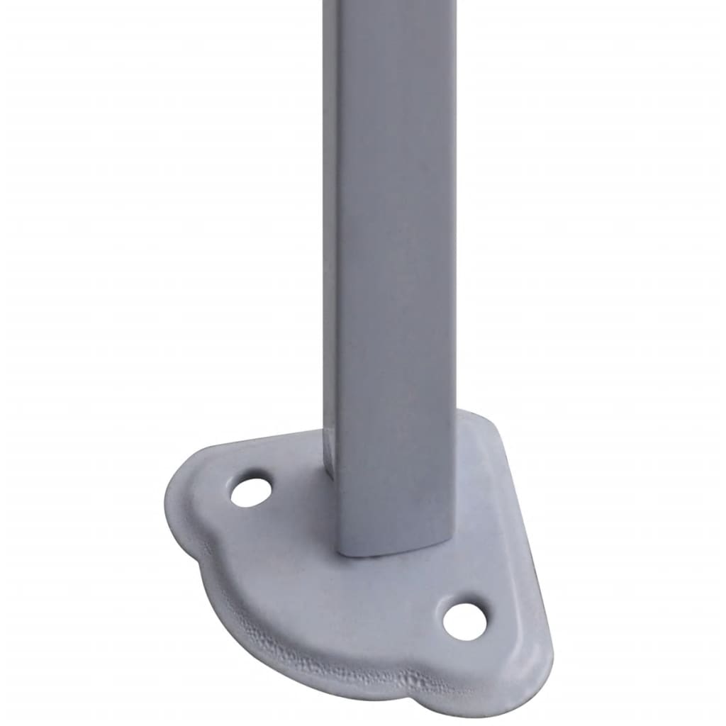 Hopfällbart partytält med 2 sidoväggar 2x2 m stål blå