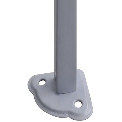 Hopfällbart partytält 2x2 m stål antracit