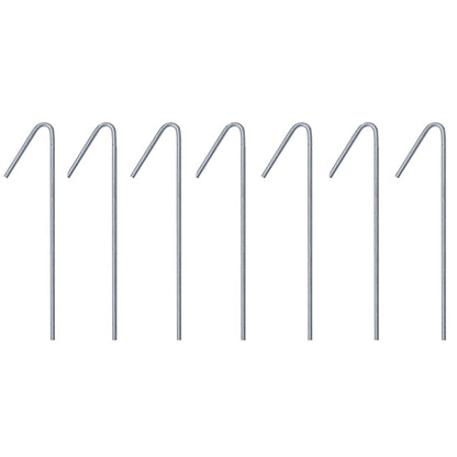 Hopfällbart partytält 2x2 m stål vit