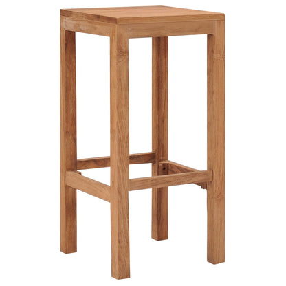 Barstolar 2 st massiv teak