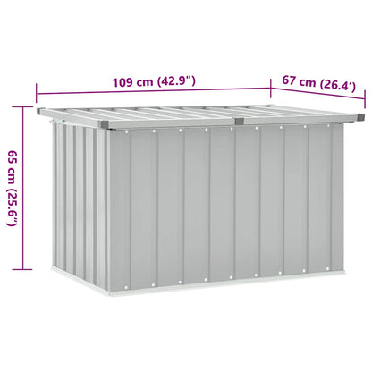 Dynbox grå 109x67x65 cm