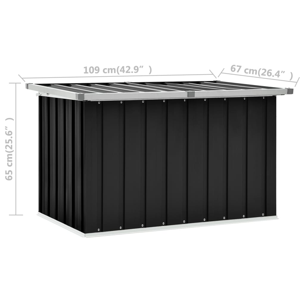 Dynbox antracit 109x67x65 cm