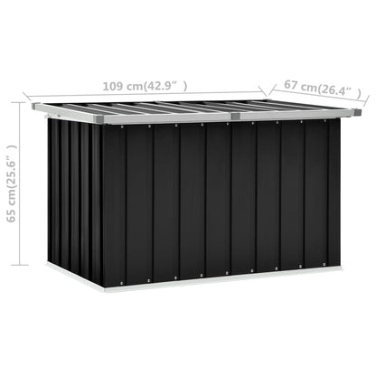 Dynbox antracit 109x67x65 cm