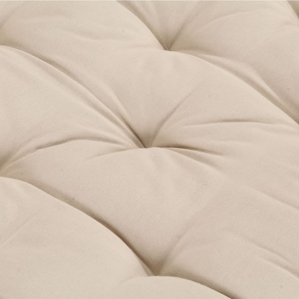 Dyna till pallsoffa bomull 120x80x10 cm beige