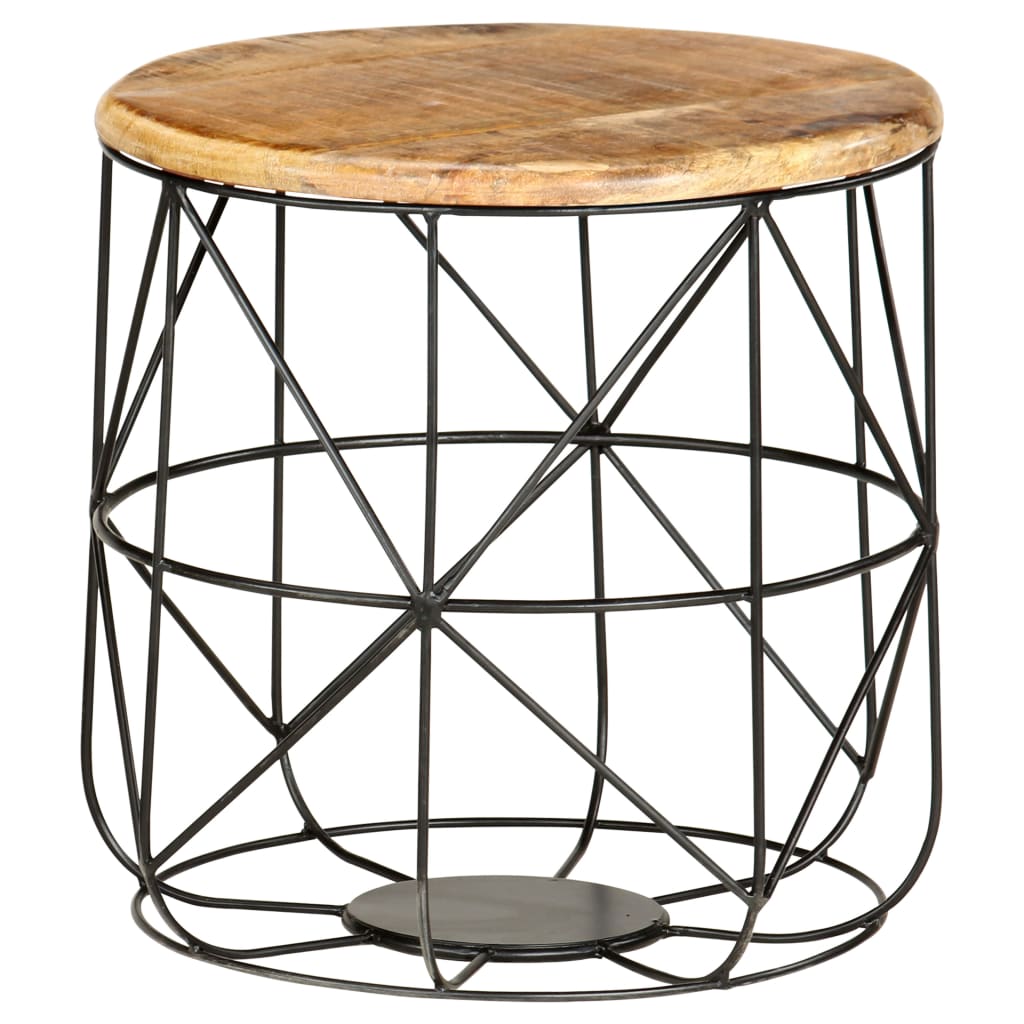 Soffbord 2 st massivt mangoträ