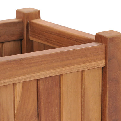Odlingslåda upphöjd 30x30x30 cm massivt teakträ