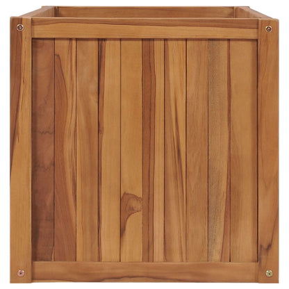 Odlingslåda upphöjd 100x50x50 cm massivt teakträ