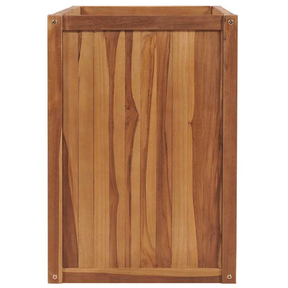 Odlingslåda upphöjd 100x50x70 cm massivt teakträ