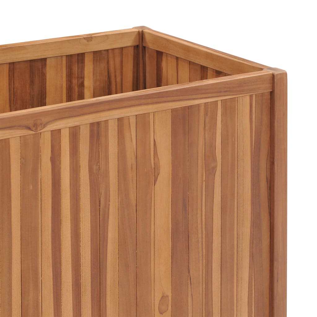 Odlingslåda upphöjd 100x50x70 cm massivt teakträ