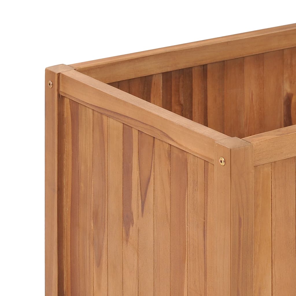 Odlingslåda upphöjd 150x50x70 cm massivt teakträ