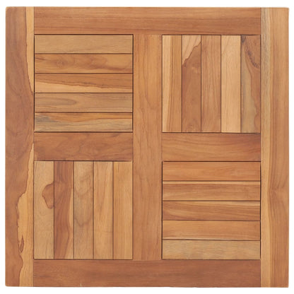 Bordsskiva massiv teak 60x60x2,5 cm