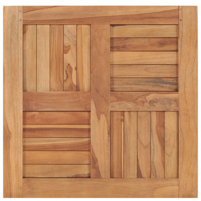 Bordsskiva massiv teak 60x60x2,5 cm