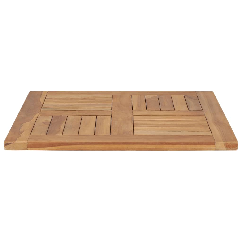 Bordsskiva massiv teak 60x60x2,5 cm