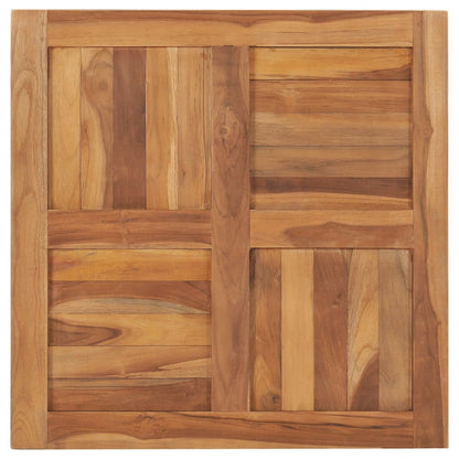 Bordsskiva massiv teak 70x70x2,5 cm