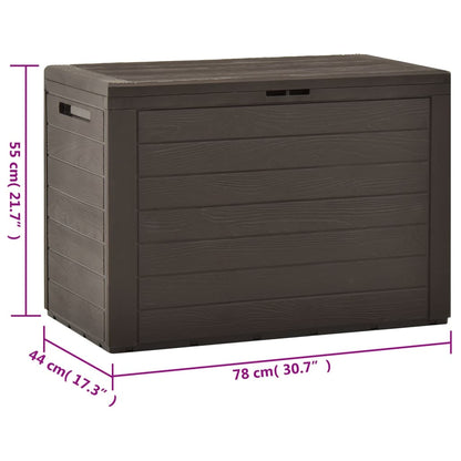 Dynbox brun 78x44x55 cm