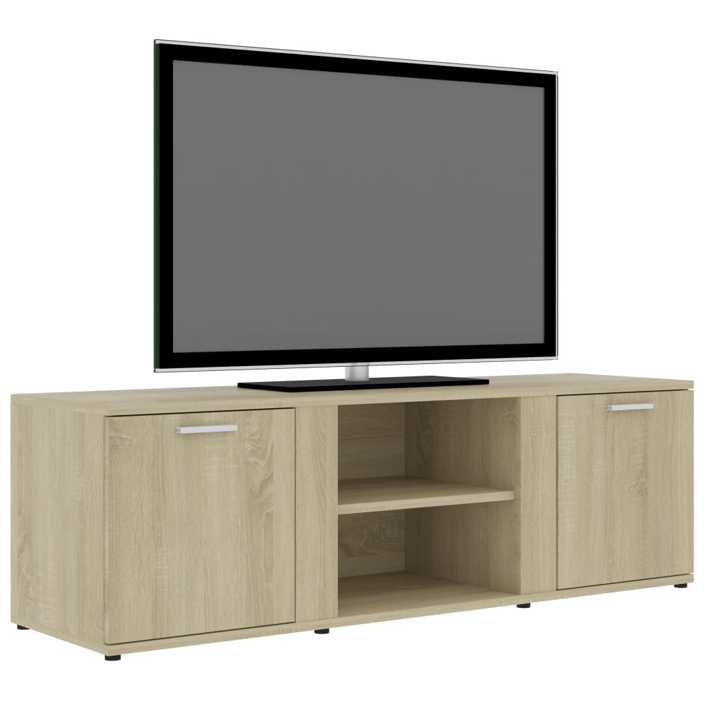 TV-bänk sonoma-ek 120x34x37 cm konstruerat trä