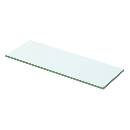 Hyllplan 2 st glas genomskinlig 50x12 cm