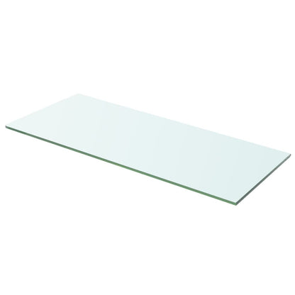 Hyllplan 2 st glas genomskinlig 60x20 cm