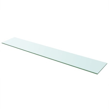 Hyllplan 2 st glas genomskinlig 110x20 cm