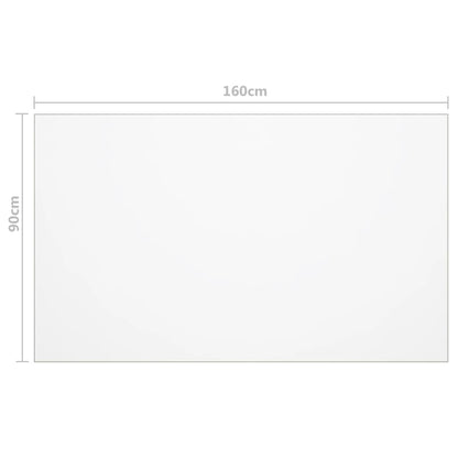 Bordsskydd genomskinlig 160x90 cm 2 mm PVC