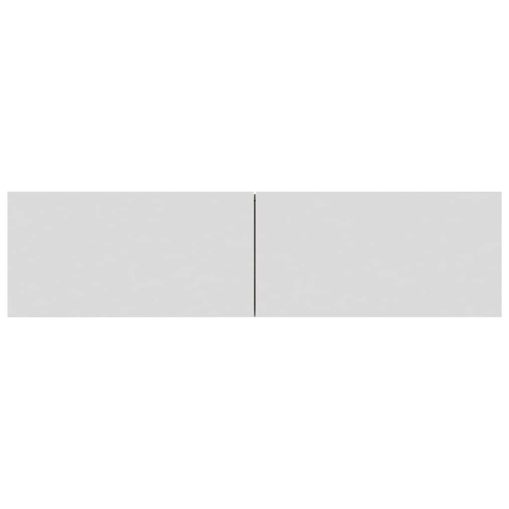 Tv-bänk vit och sonoma-ek 120x30x30 cm konstruerat trä