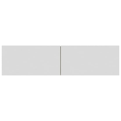 Tv-bänk vit och sonoma-ek 120x30x30 cm konstruerat trä